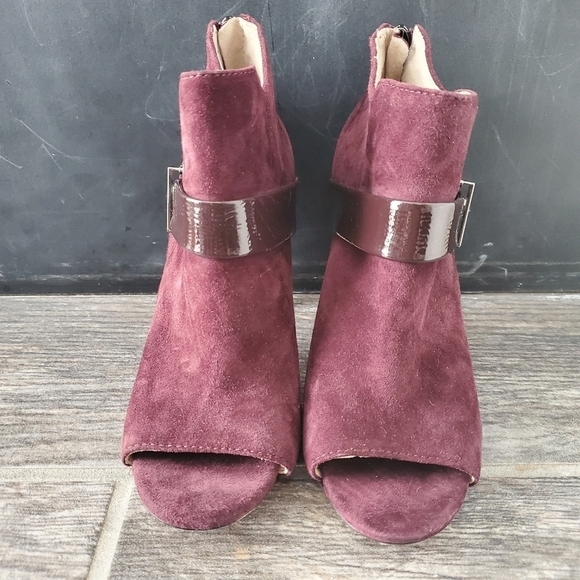 NEW Louise Et Cie Lander Burgundy Ankle Boot - Picture 6 of 7